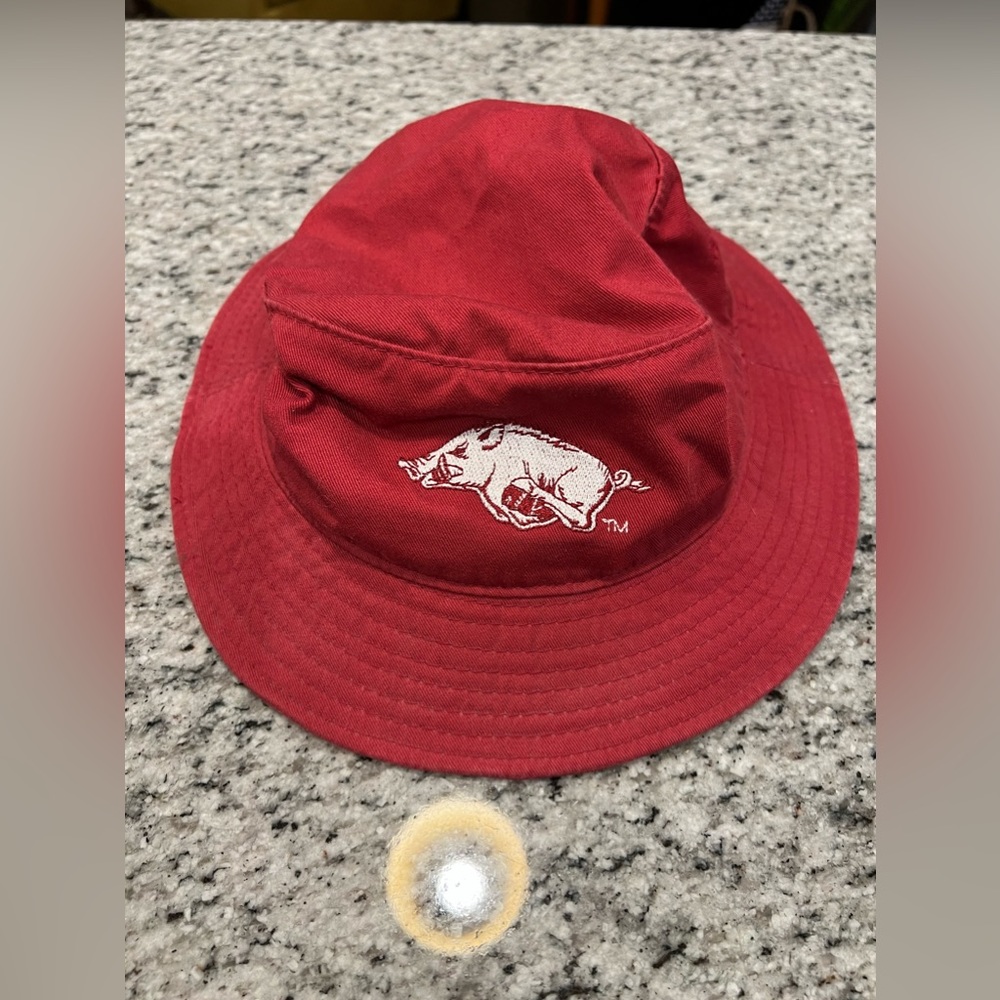 Vintage Arkansas Razorbacks Bucket Hat